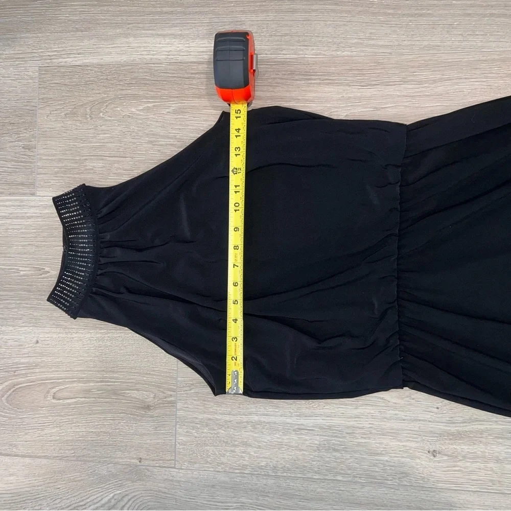 White House Black Market Black Halter Mini Dress - Picture 5 of 6